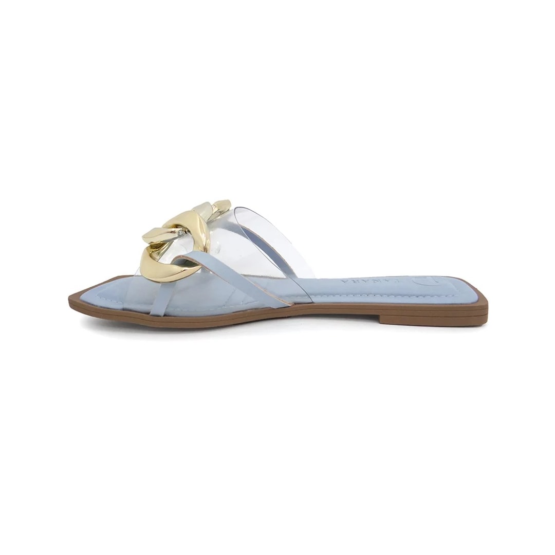 Chinelo Tanara Rasteira Feminino Vinil T5366 Azul