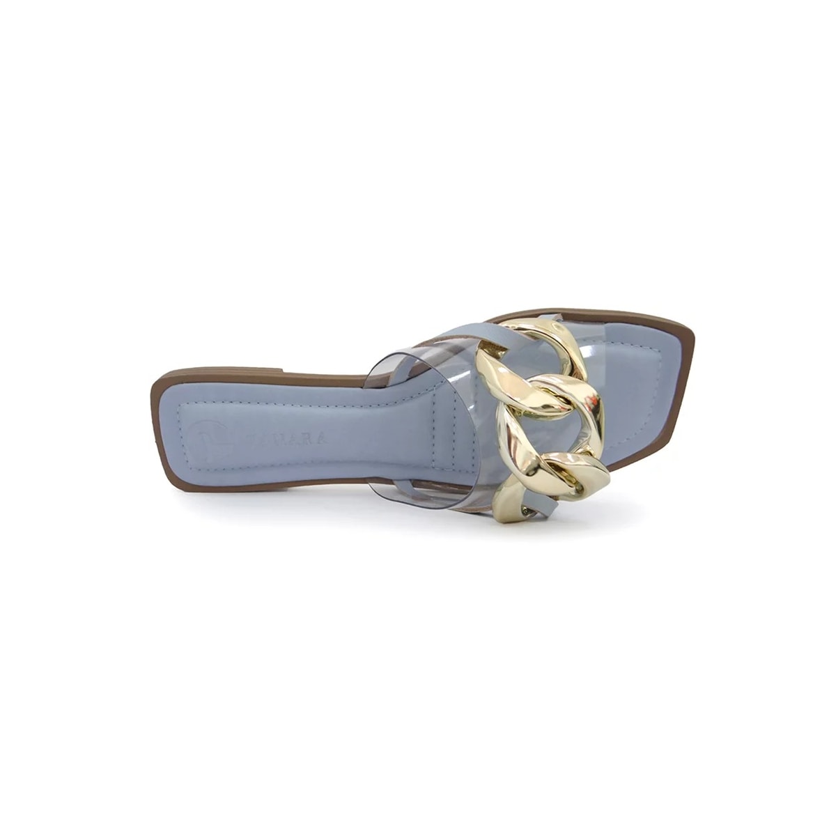 Chinelo Tanara Rasteira Feminino Vinil T5366 Azul Chinelo Tanara Rasteira Feminino Vinil T5366 Azul