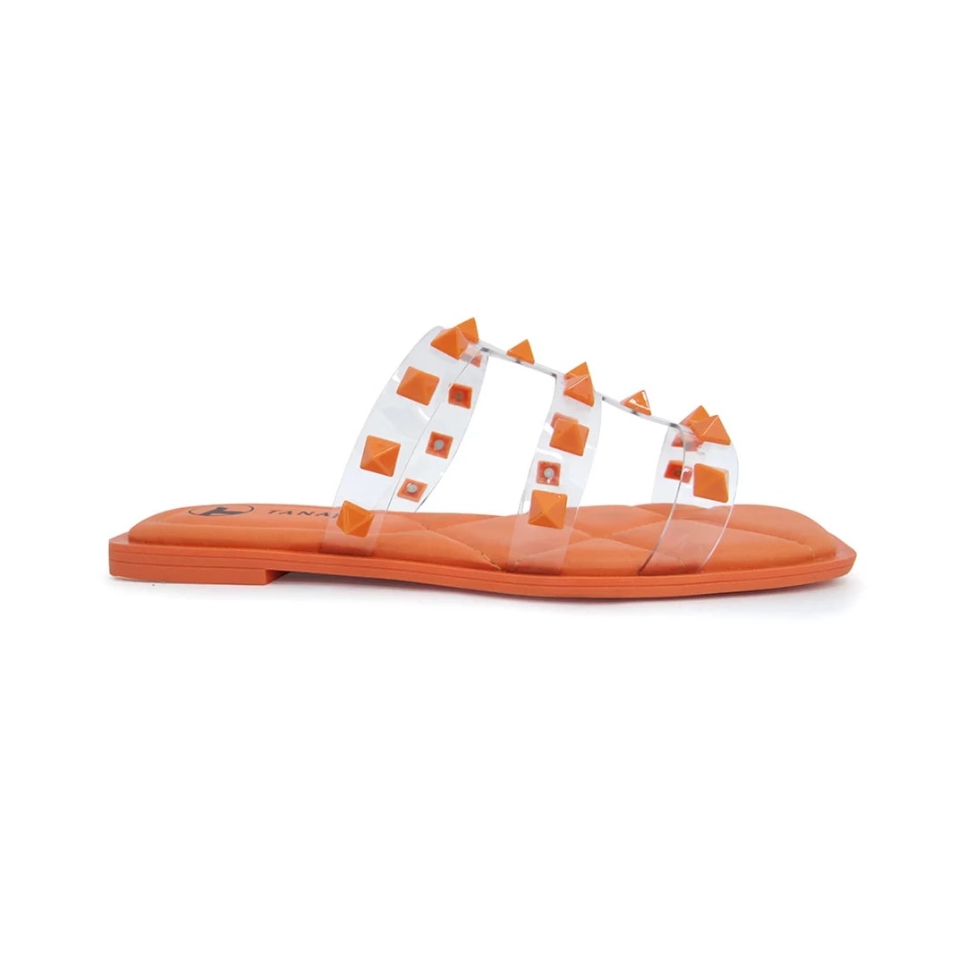 Chinelo Tanara Rasteira Feminino Vinil T5881 Citrus Chinelo Tanara Rasteira Feminino Vinil T5881 Citrus