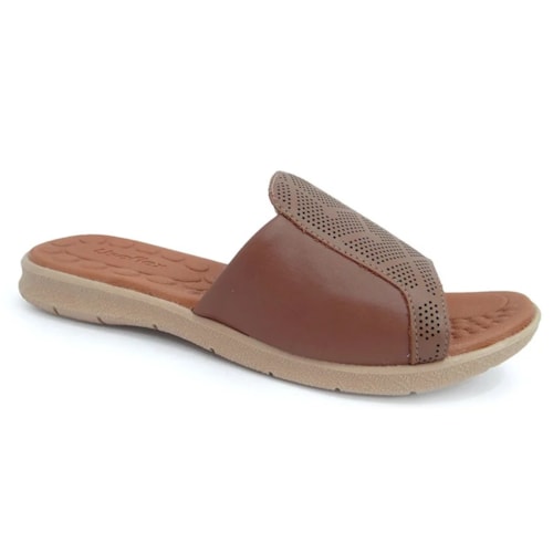 Chinelo Usaflex Feminino Conforto Af0303 Camel