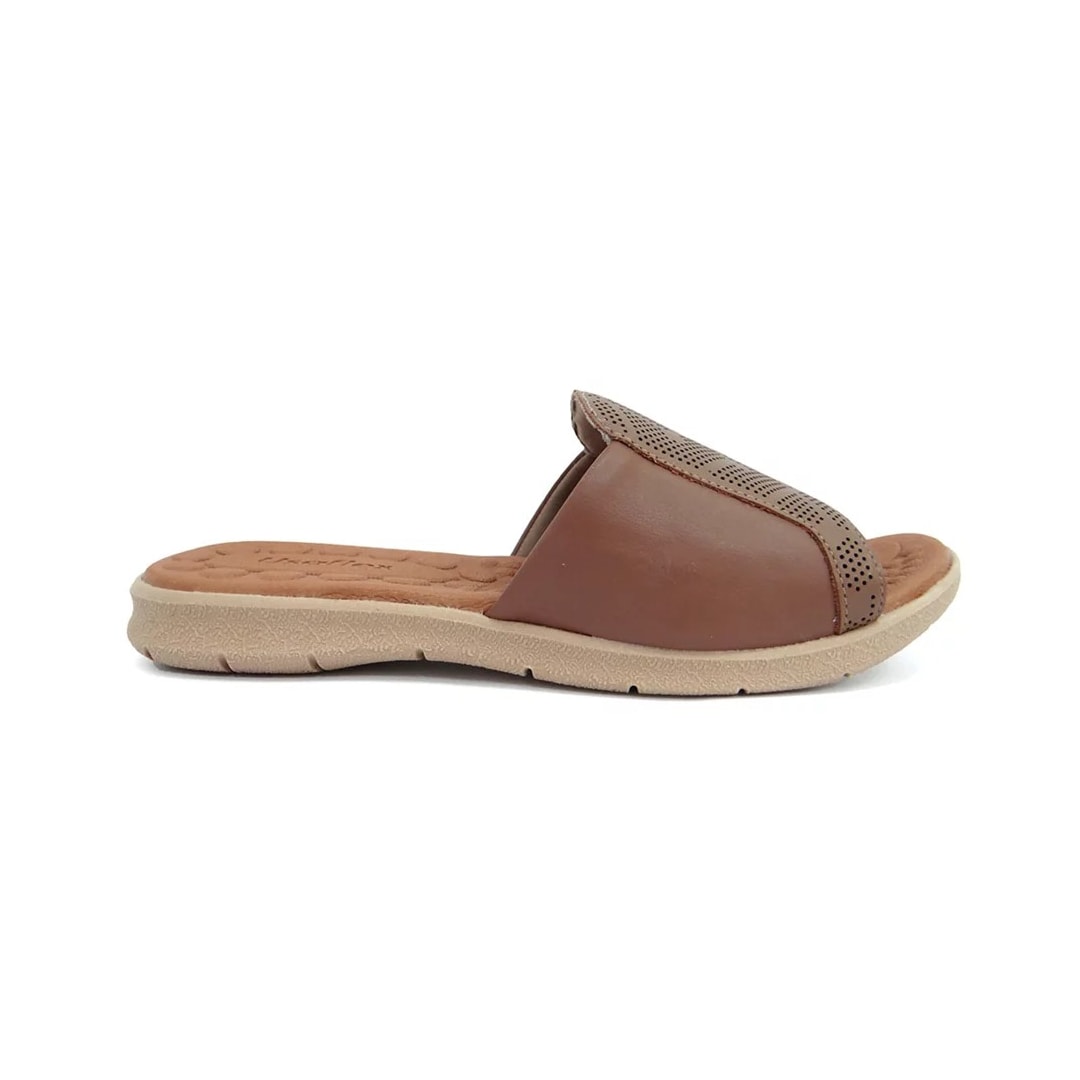 Chinelo Usaflex Feminino Conforto Af0303 Camel