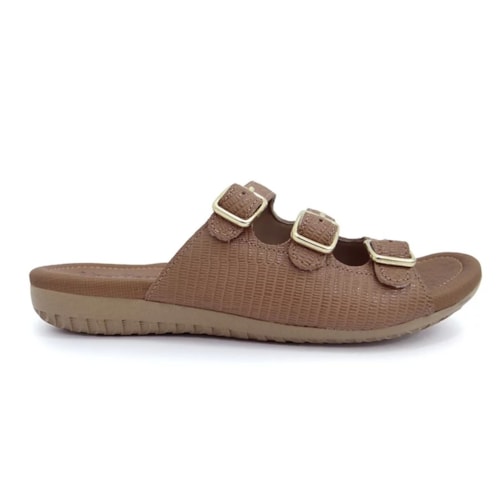 Chinelo Usaflex  Feminino Conforto R1859 Camel