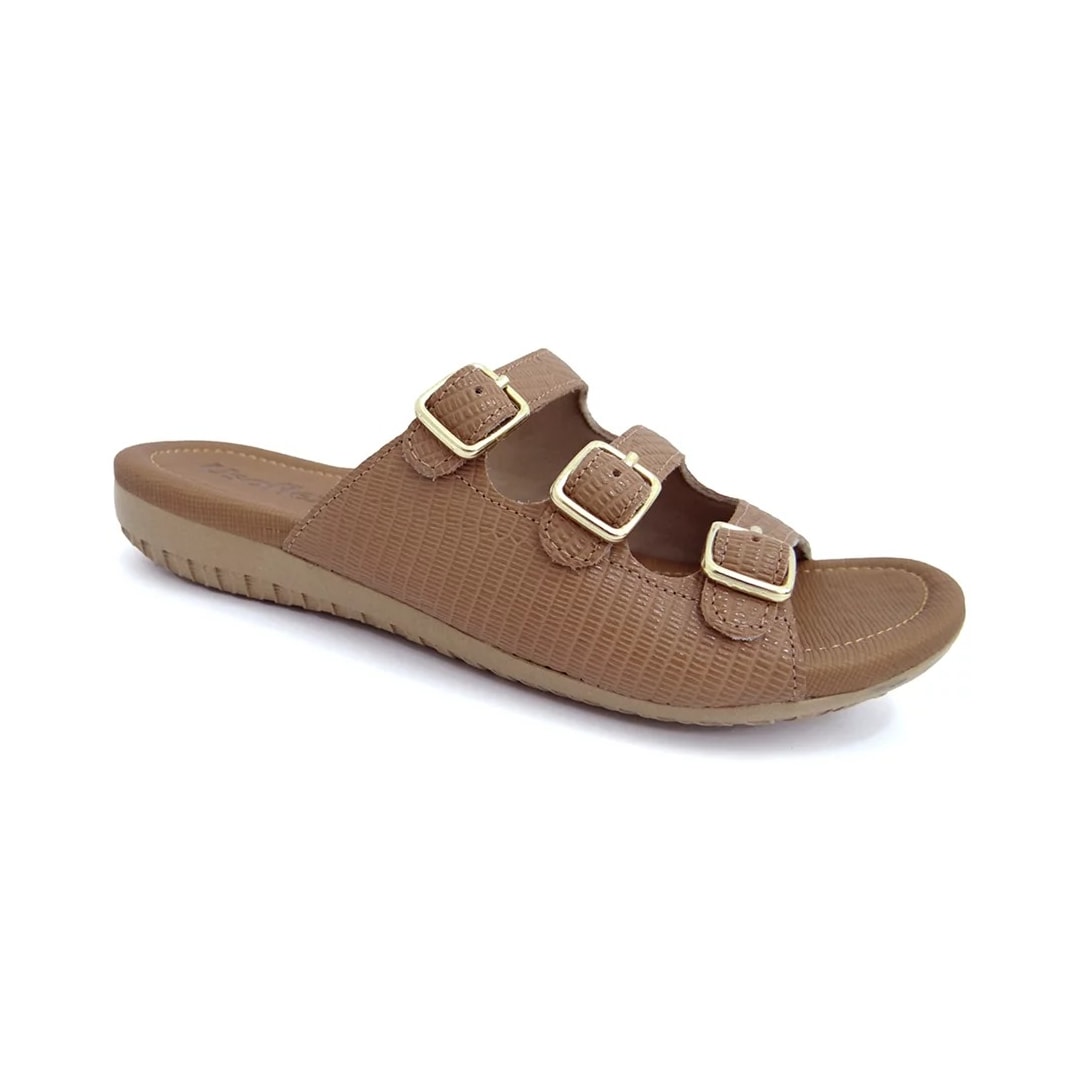 Chinelo Usaflex Feminino Conforto R1859 Camel Chinelo Usaflex Feminino Conforto R1859 Camel