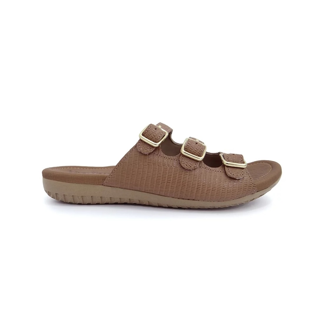 Chinelo Usaflex  Feminino Conforto R1859 Camel