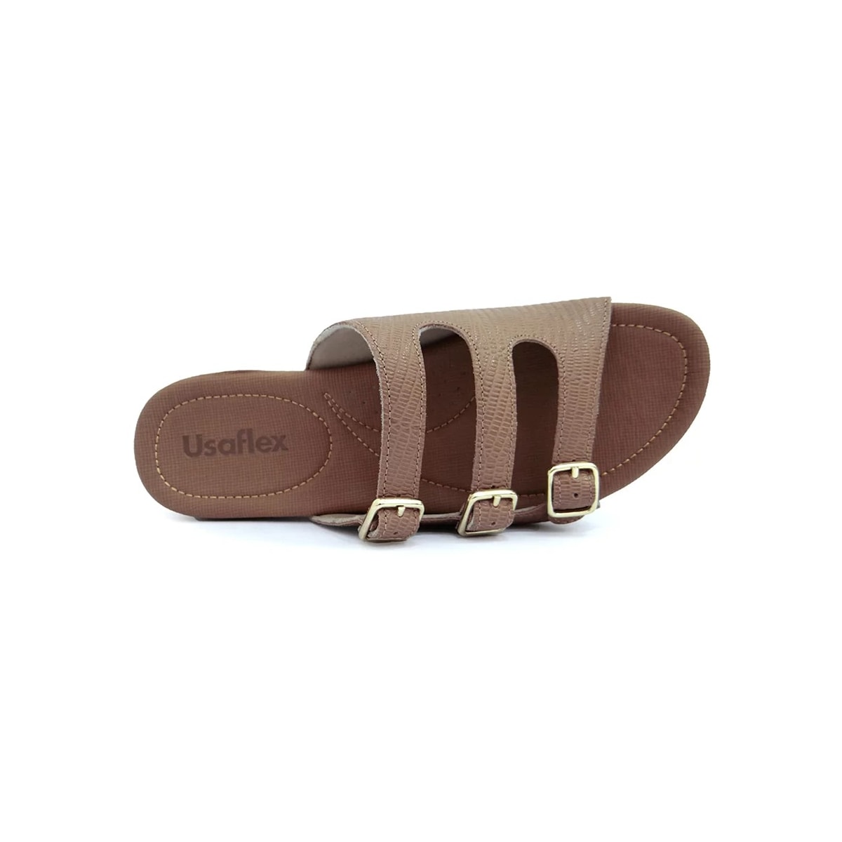 Chinelo Usaflex Feminino Conforto R1859 Camel Chinelo Usaflex Feminino Conforto R1859 Camel