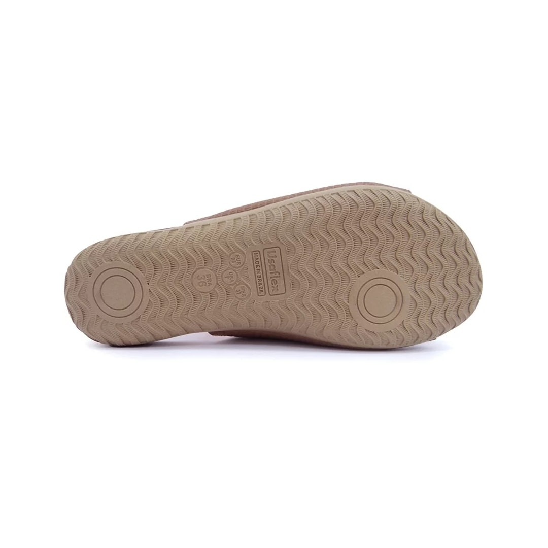 Chinelo Usaflex Feminino Conforto R1859 Camel Chinelo Usaflex Feminino Conforto R1859 Camel
