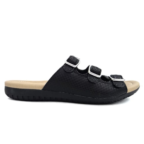 Chinelo Usaflex  Feminino Conforto R1859 Preto