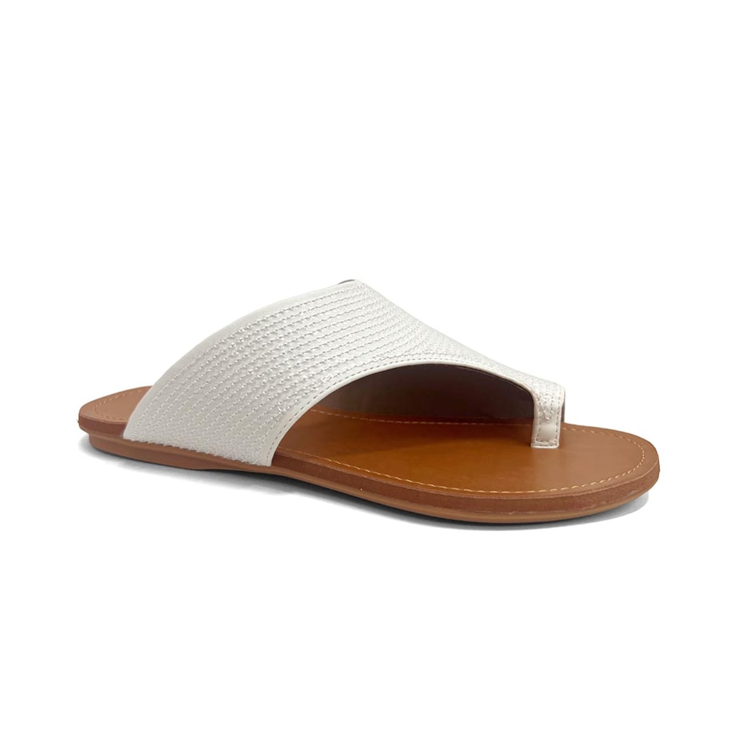 Chinelo Valentina Rasteira 230268 Branco Chinelo Valentina Rasteira 230268 Branco