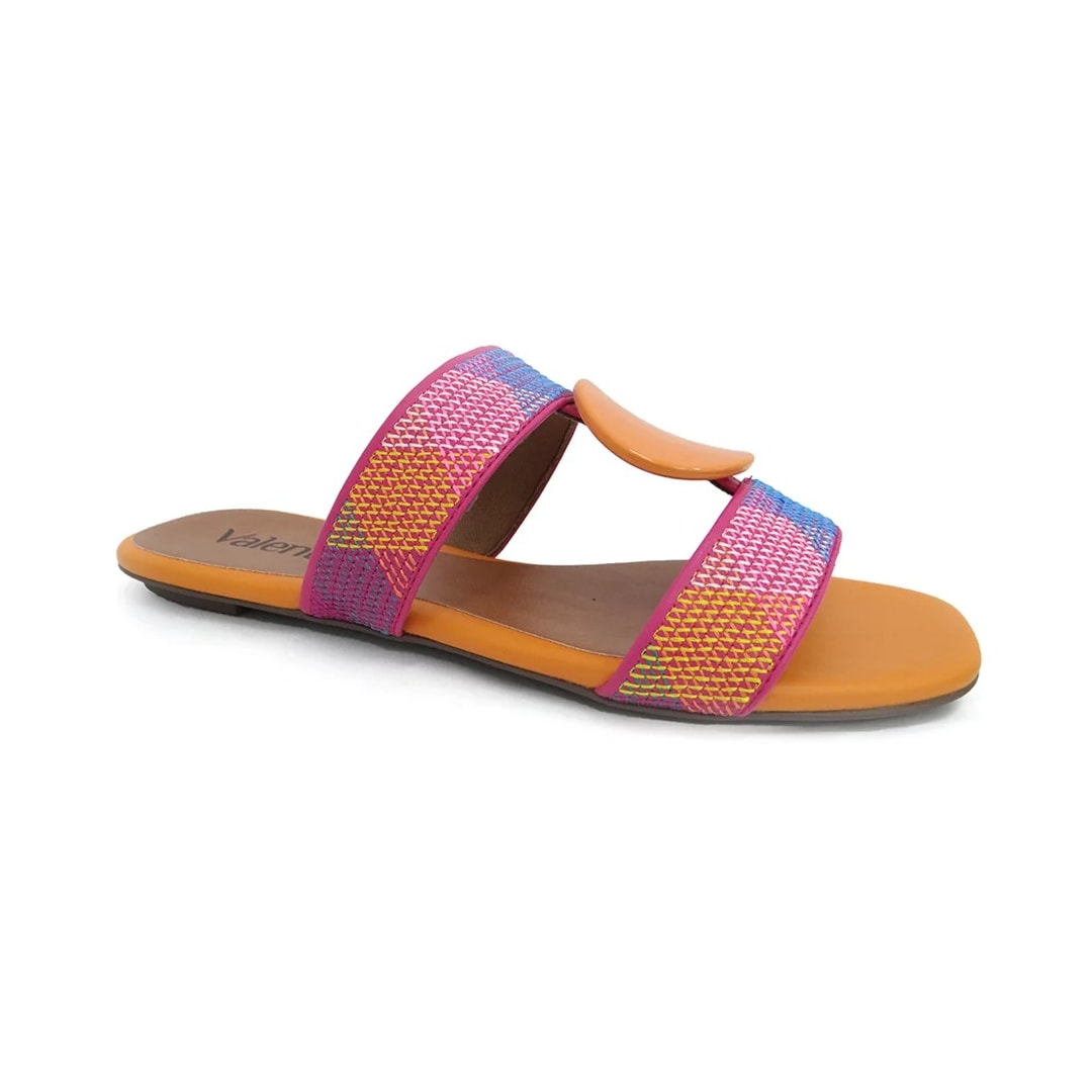Chinelo Valentina Rasteira 233105 Flamingo