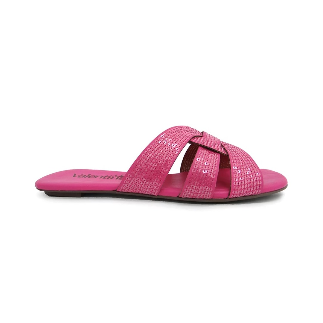 Chinelo Valentina Rasteira 233118 Flamingo