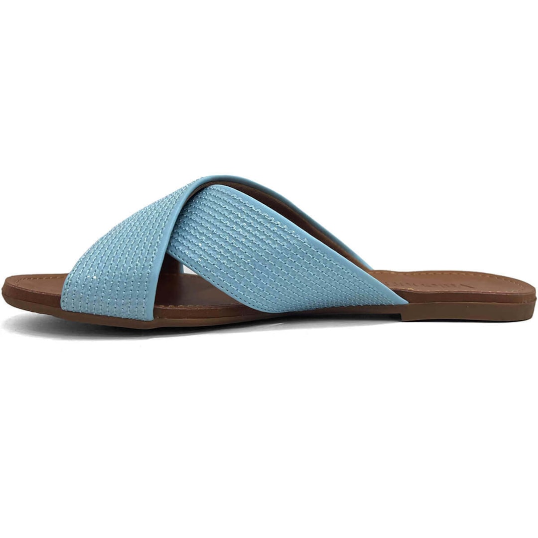 Chinelo Valentina Rasteira 272176 Azul Cielo