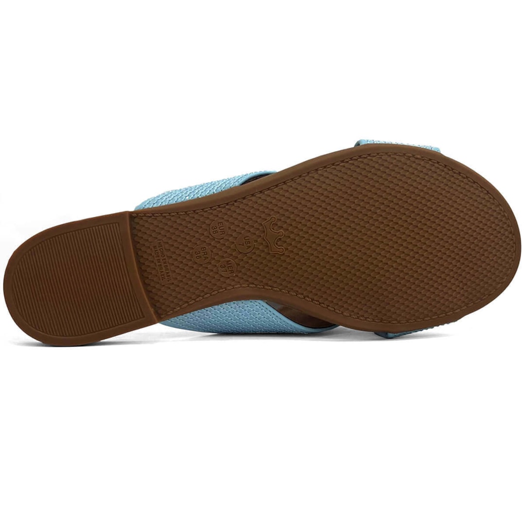 Chinelo Valentina Rasteira 272176 Azul Cielo