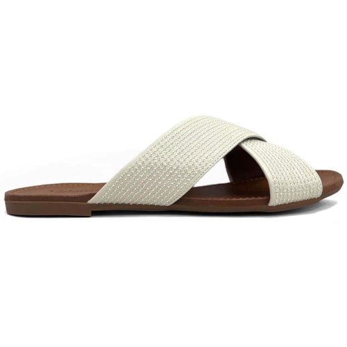 Detalhe - Chinelo Valentina Rasteira 272176 Off White