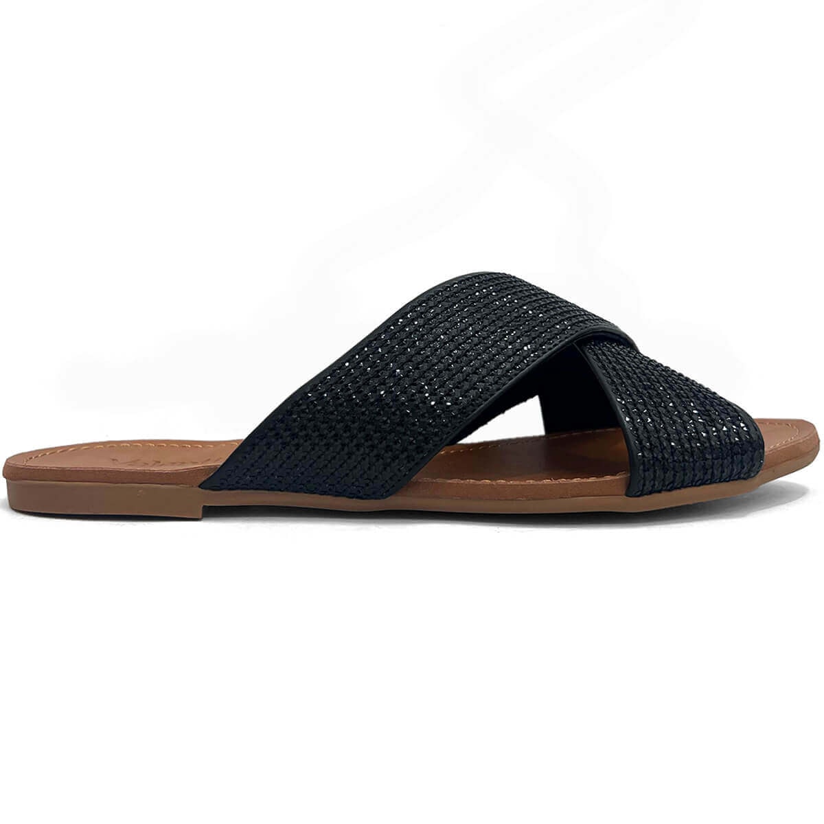 Chinelo Valentina Rasteira 272176 Preto Brilho Chinelo Valentina Rasteira 272176 Preto Brilho
