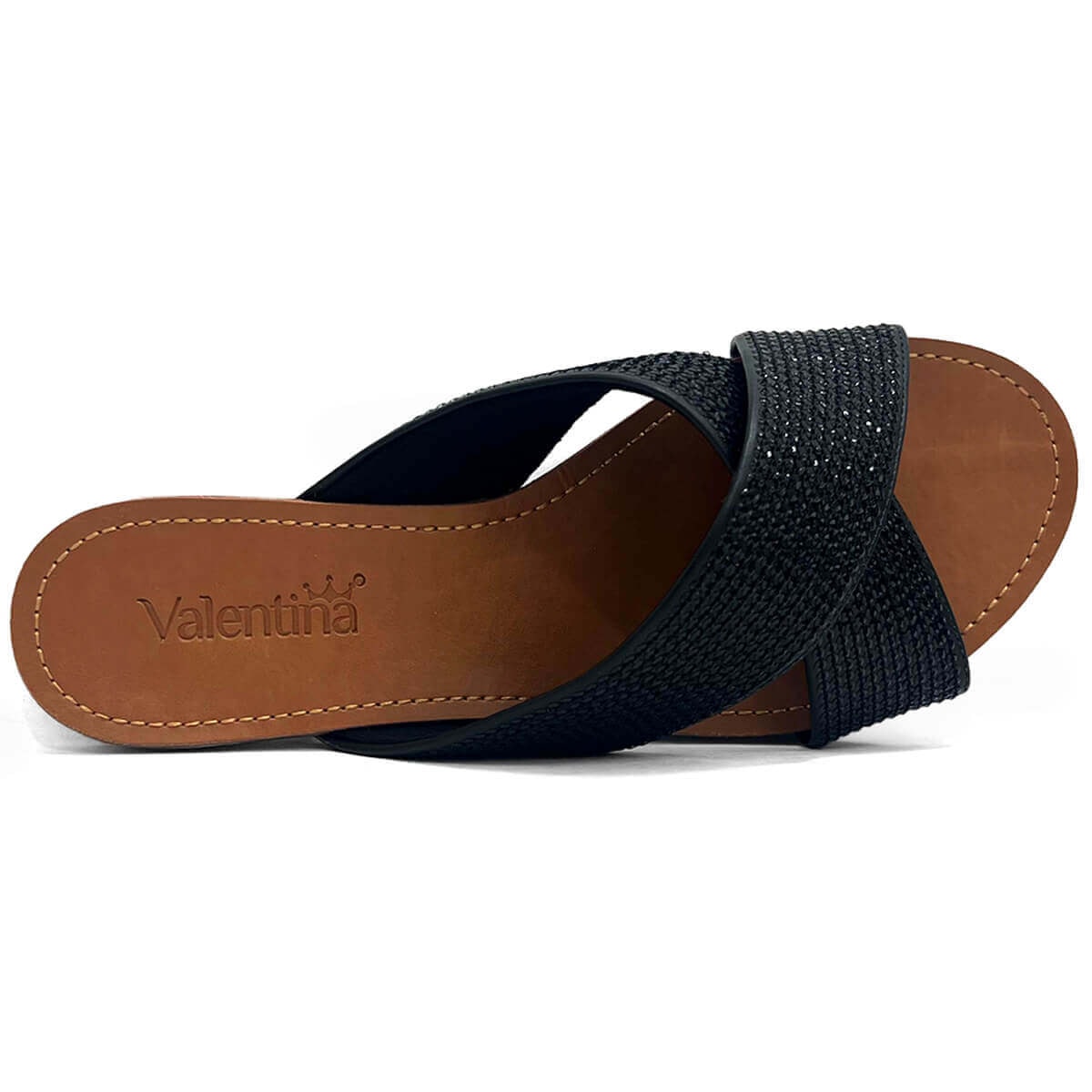 Chinelo Valentina Rasteira 272176 Preto Brilho Chinelo Valentina Rasteira 272176 Preto Brilho