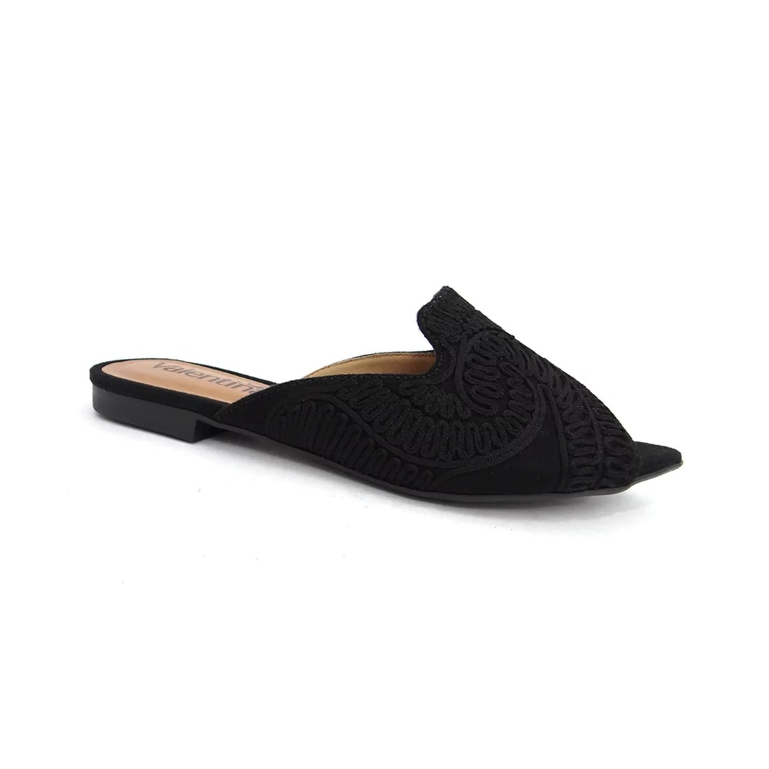 Chinelo Valentina Rasteira 371374 Preto