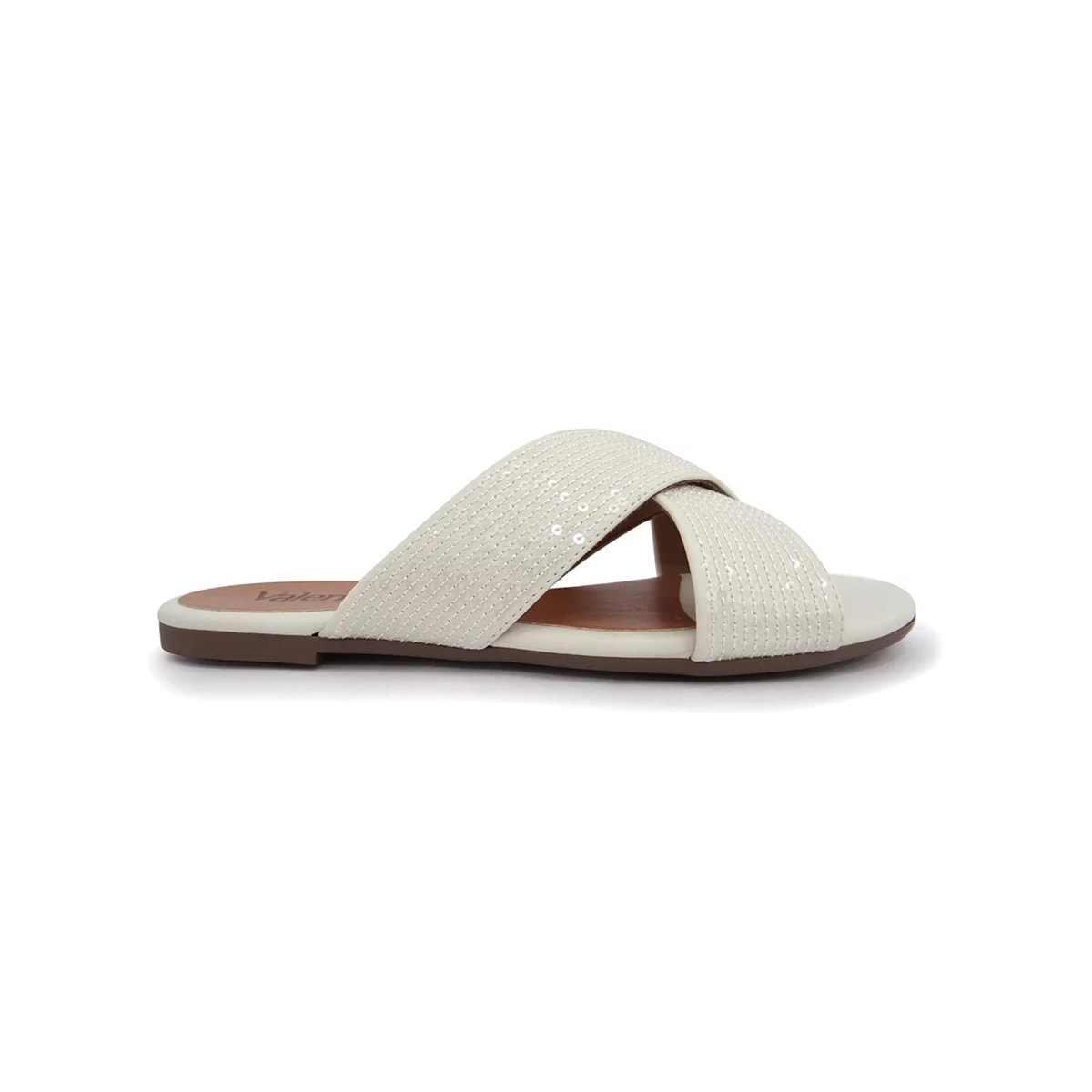 Chinelo Valentina Rasteira Feminina 272086 Off White Chinelo Valentina Rasteira Feminina 272086 Off White