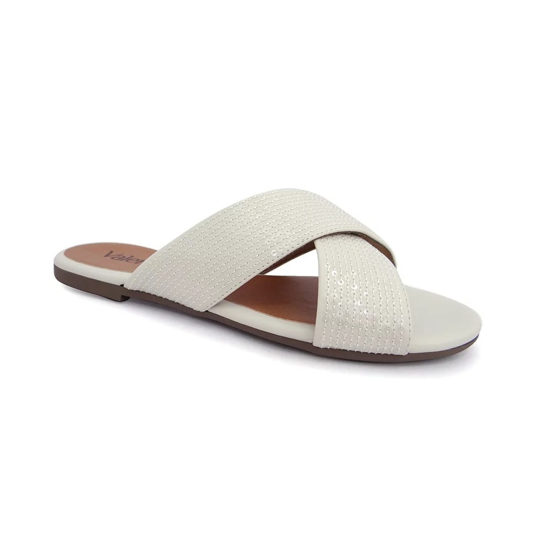 Chinelo Valentina Rasteira Feminina 272086 Off White Chinelo Valentina Rasteira Feminina 272086 Off White