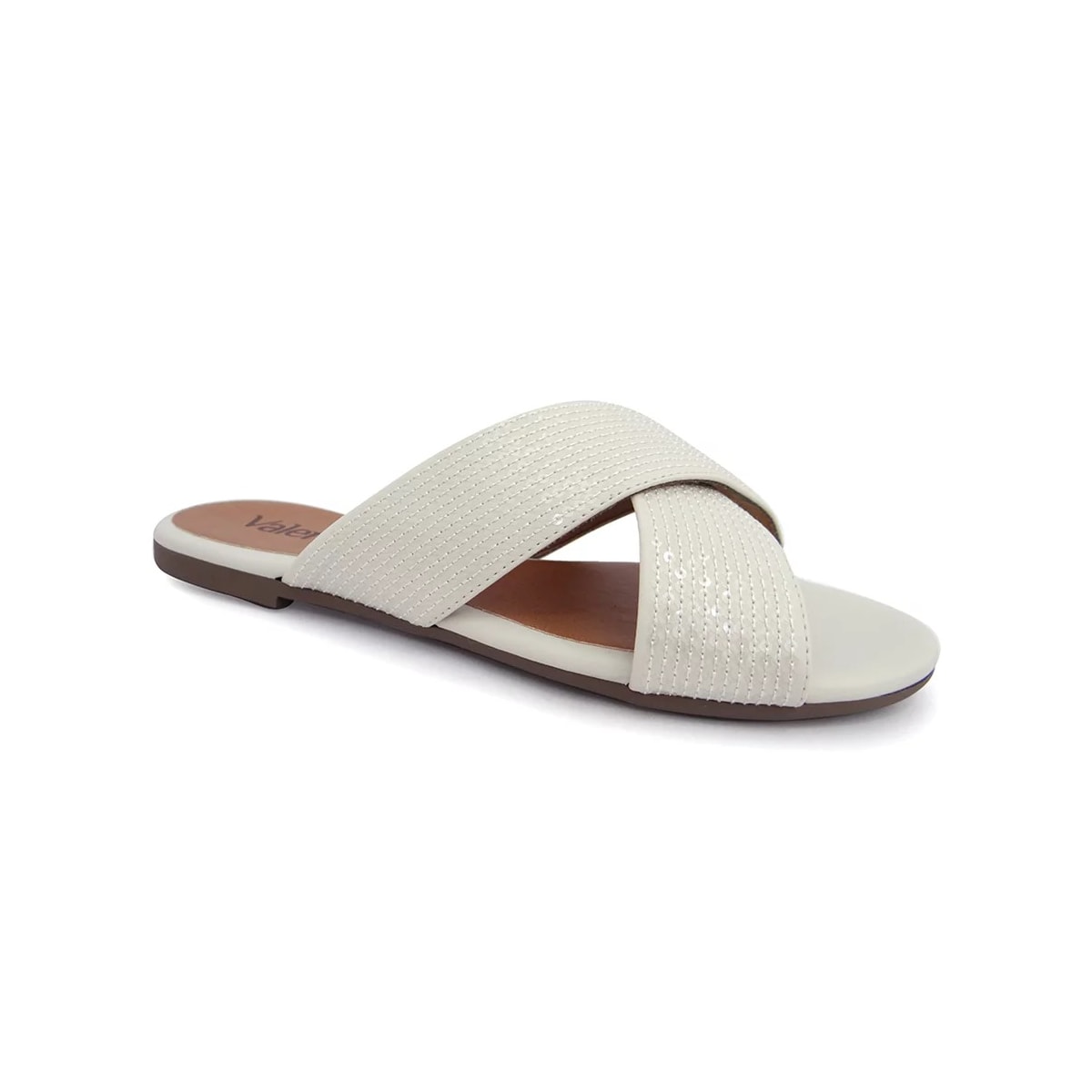 Chinelo Valentina Rasteira Feminina 272086 Off White Chinelo Valentina Rasteira Feminina 272086 Off White