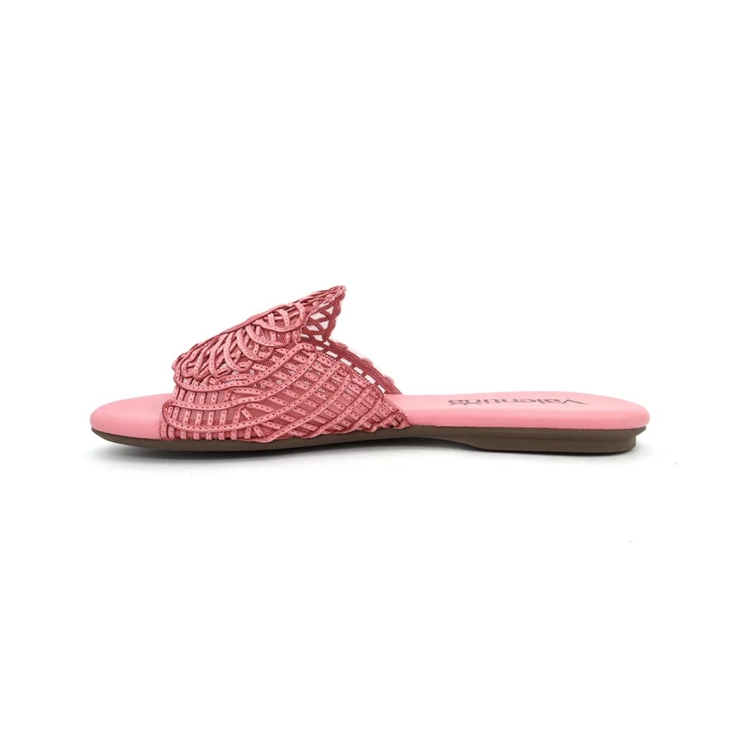 Chinelo Valentina Rasteira Feminino 230235 Rosa Antigo