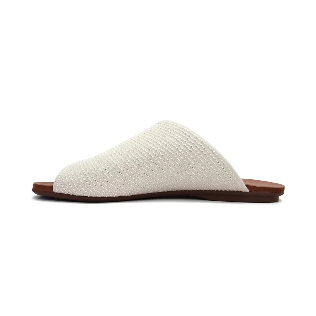Chinelo Valentina Rasteira Feminino 23068 Off White