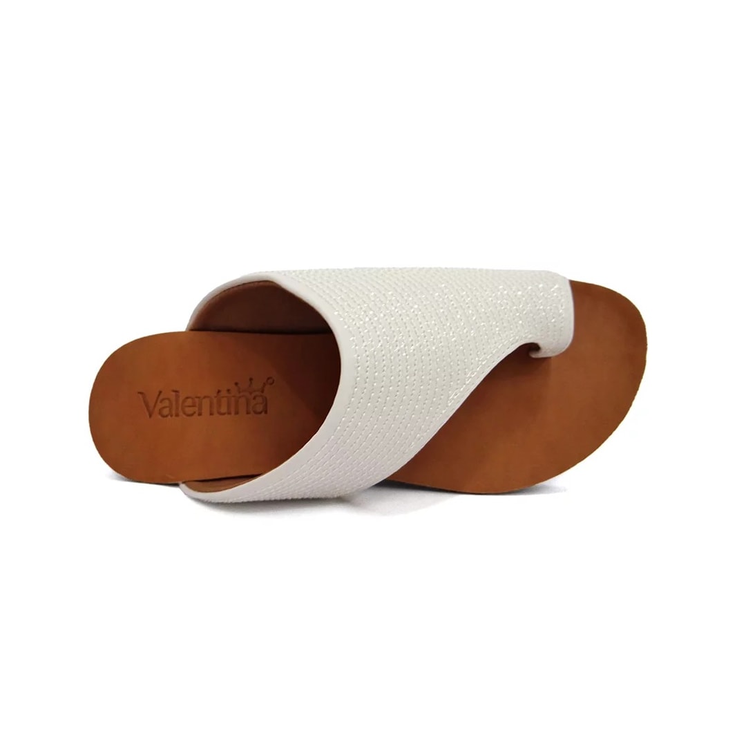 Chinelo Valentina Rasteira Feminino 23068 Off White