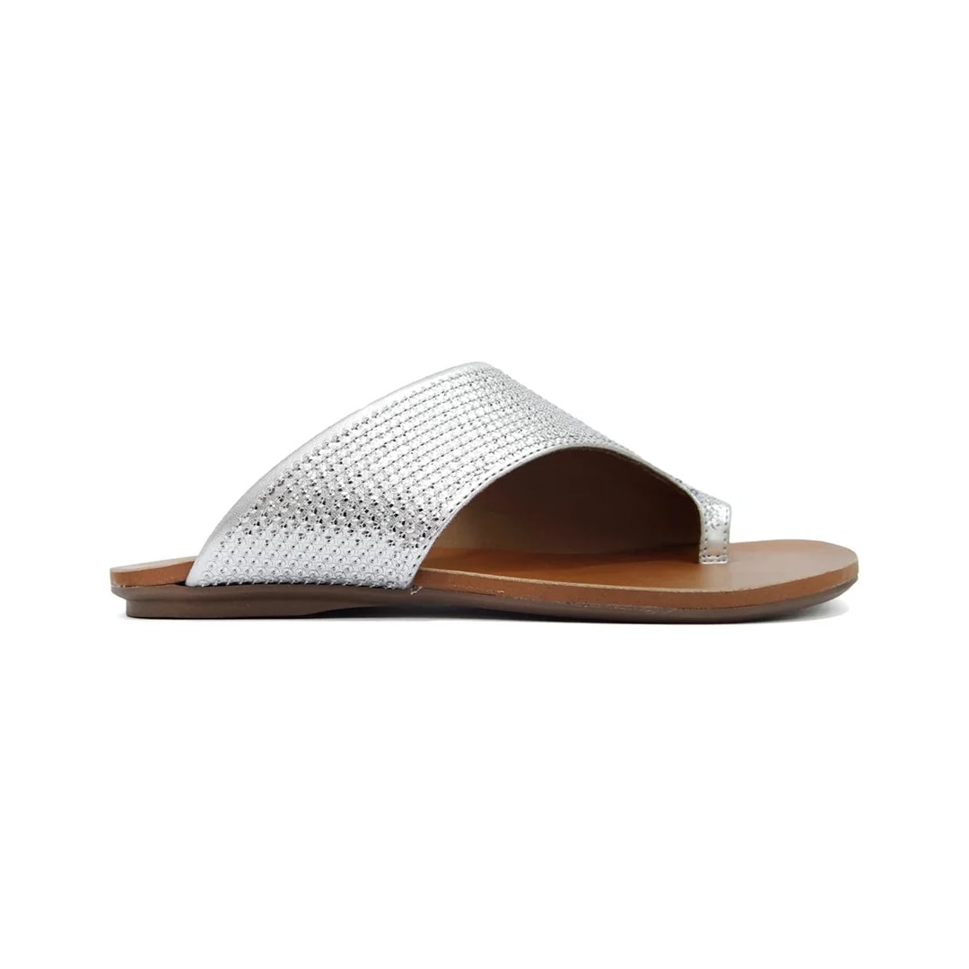Chinelo Valentina Rasteira Feminino 23068 Prata