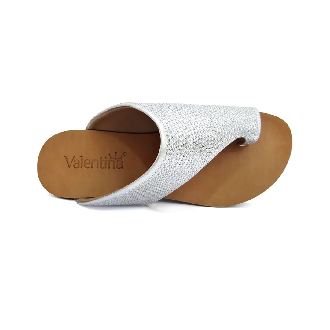 Chinelo Valentina Rasteira Feminino 23068 Prata