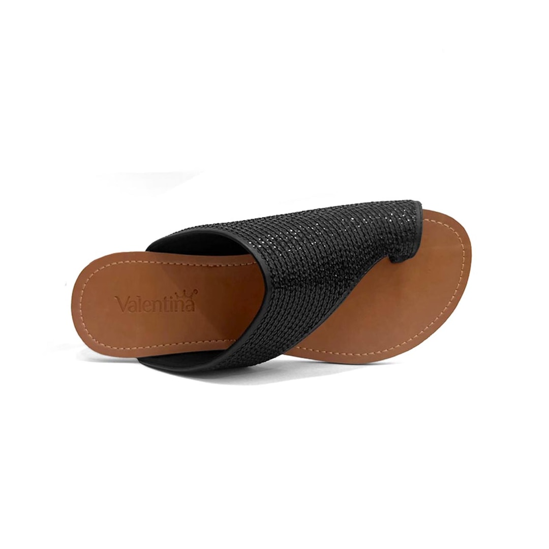 Chinelo Valentina Rasteira Feminino 23068 Preto Chinelo Valentina Rasteira Feminino 23068 Preto