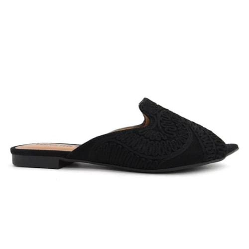 Chinelo Valentina Rasteira Feminino 371374 Preto