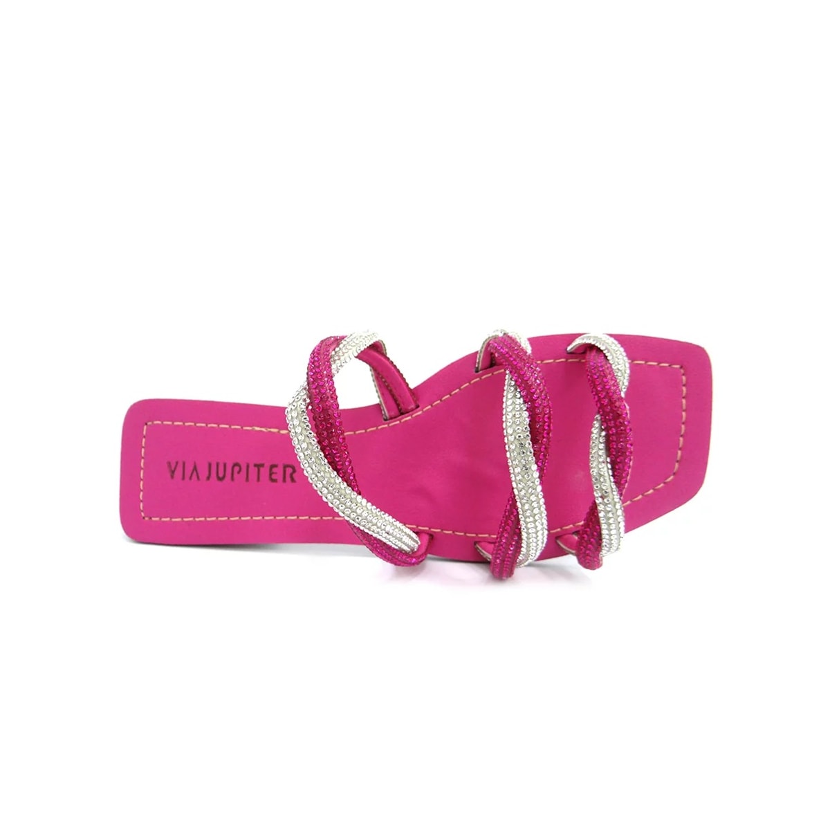 Chinelo Via Jupiter Rasteira 8725 Pink/Cristal Chinelo Via Jupiter Rasteira 8725 Pink/Cristal