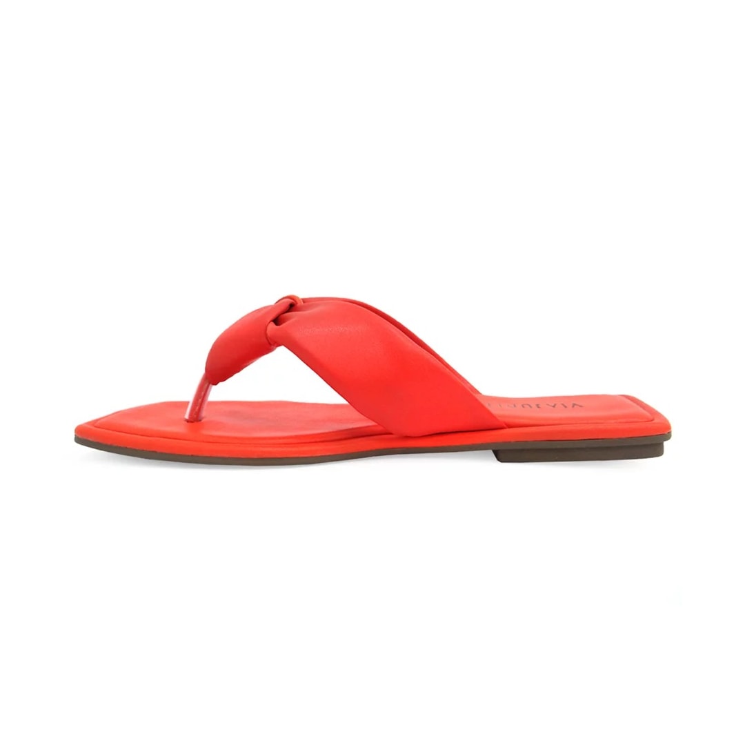 Chinelo Via Júpiter Rasteira 8813 Laranja
