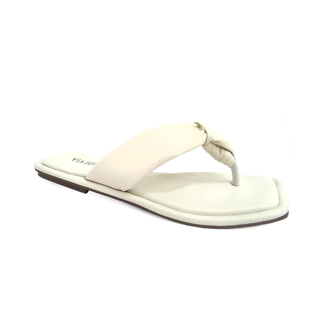 Chinelo Via Júpiter Rasteira 8813 Off White Chinelo Via Júpiter Rasteira 8813 Off White