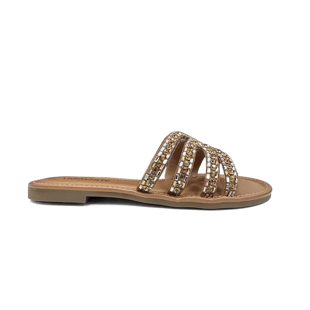 Chinelo Via Marte Rasteira 308-006-01 Noz Pecan Chinelo Via Marte Rasteira 308-006-01 Noz Pecan
