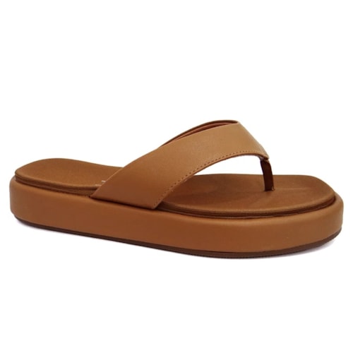 Chinelo Vizzano Flatform Feminino 6506.100 Camel