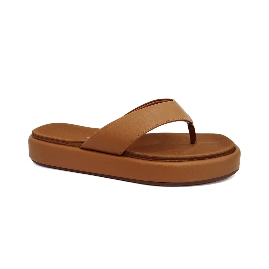 Chinelo Vizzano Flatform Feminino 6506.100 Camel Chinelo Vizzano Flatform Feminino 6506.100 Camel