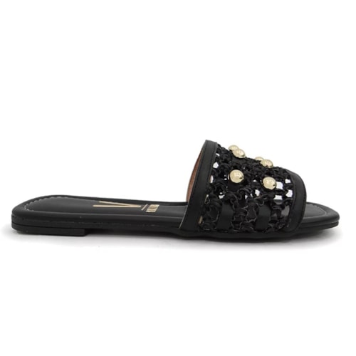 Detalhe - Chinelo Vizzano Rasteira 6374.325 Preto