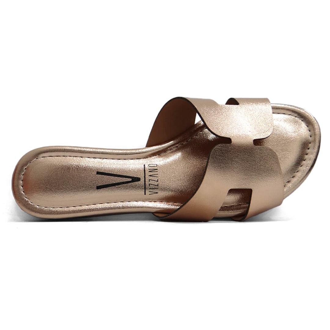 Chinelo Vizzano Rasteira Gaspea 6371.367 Ouro Rosado
