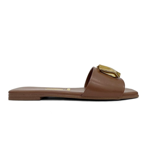 Detalhe - Chinelo Vizzano Rasteira Gáspea 6553.100 Mocca