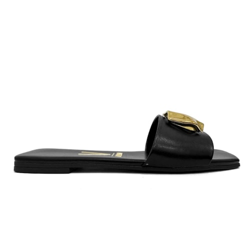 Detalhe - Chinelo Vizzano Rasteira Gáspea 6553.100 Preto