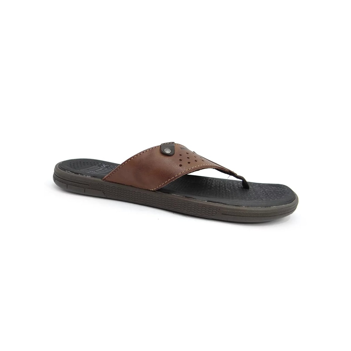 Chinelo West Coast de Couro Masculino 203513 Cafe Chinelo West Coast de Couro Masculino 203513 Cafe