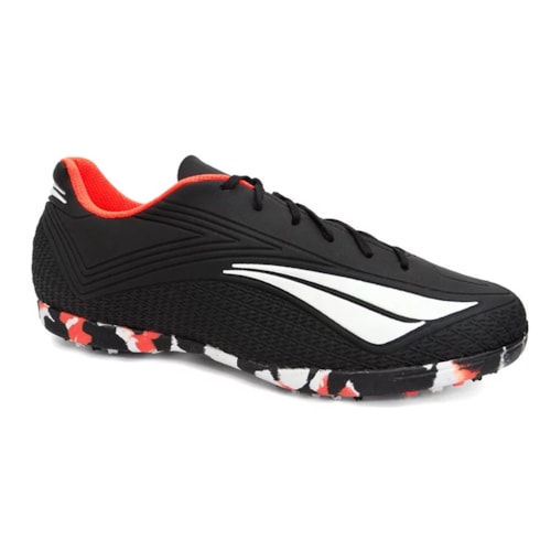 Chuteira Penalty Society Furia Y-2 Preto/Branco/Coral