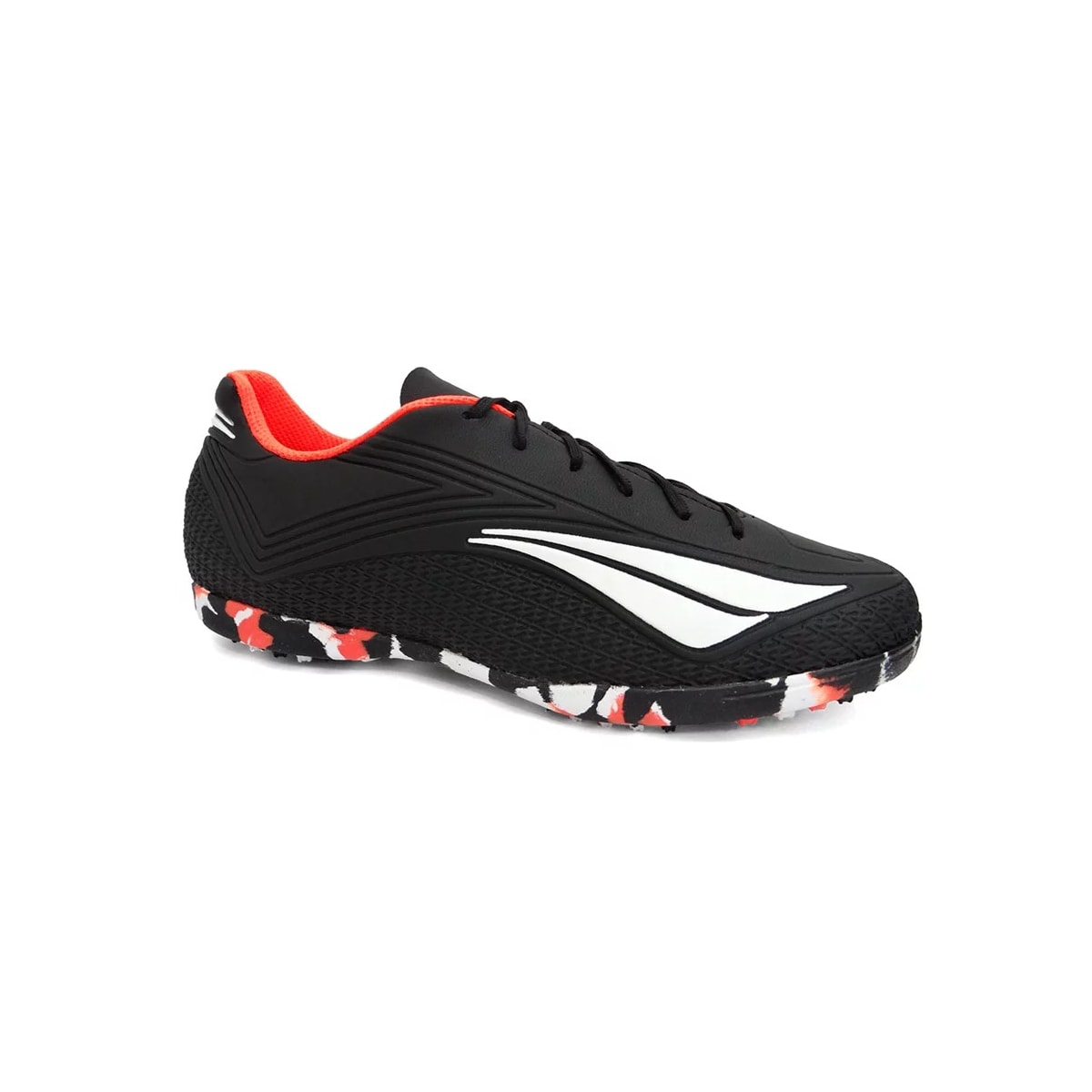 Chuteira Penalty Society Furia Y-2 Preto/Branco/Coral Chuteira Penalty Society Furia Y-2 Preto/Branco/Coral