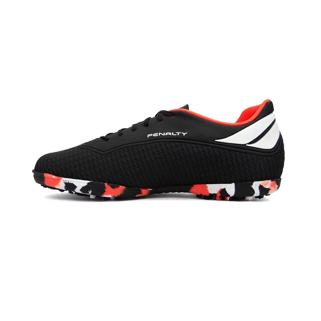 Chuteira Penalty Society Furia Y-2 Preto/Branco/Coral