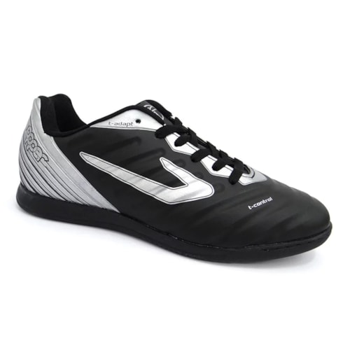 Chuteira Topper Futsal Forza Tp022 Preto/Prata