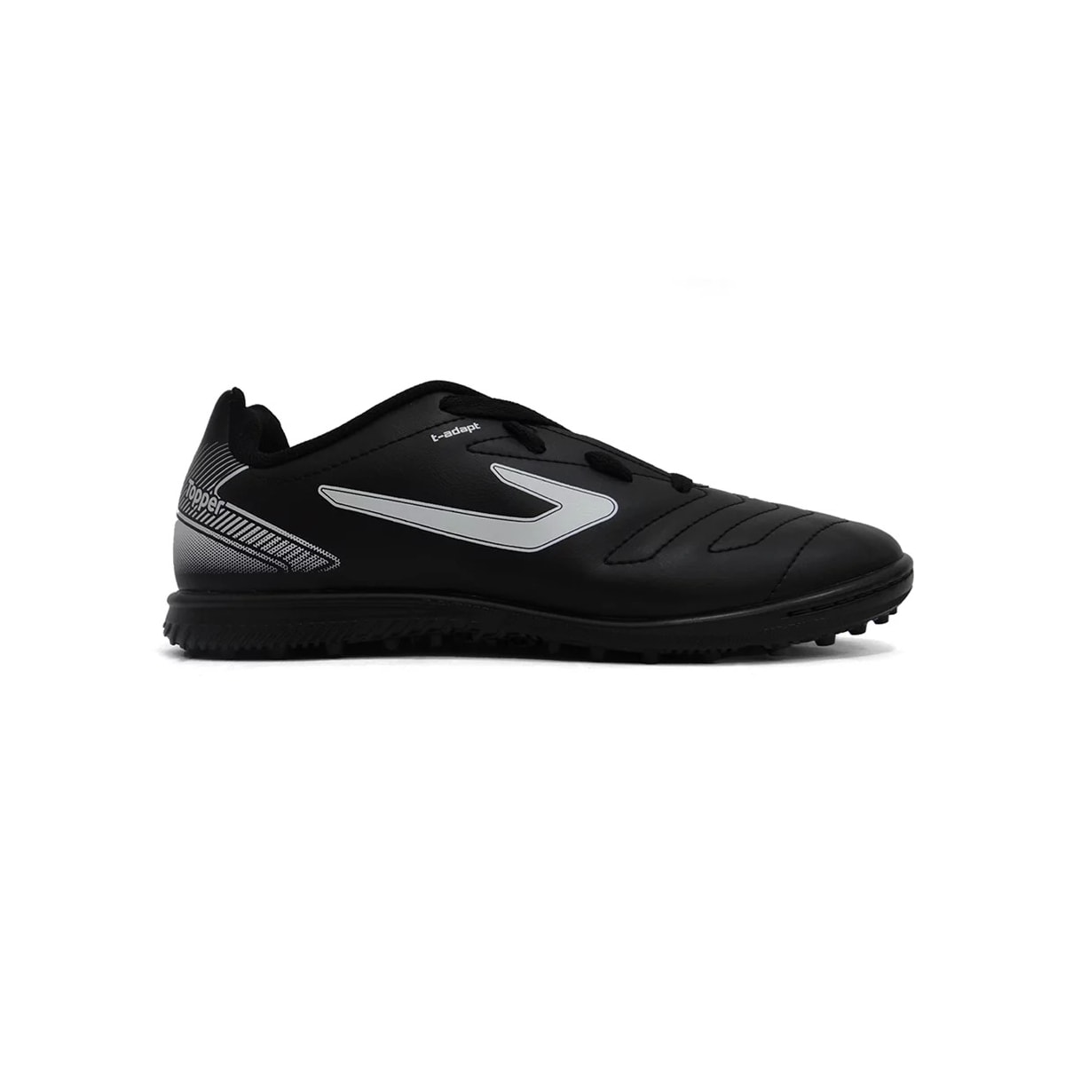 Chuteira Topper Society Cup Vii Tp0487 Preto/Branco Chuteira Topper Society Cup Vii Tp0487 Preto/Branco