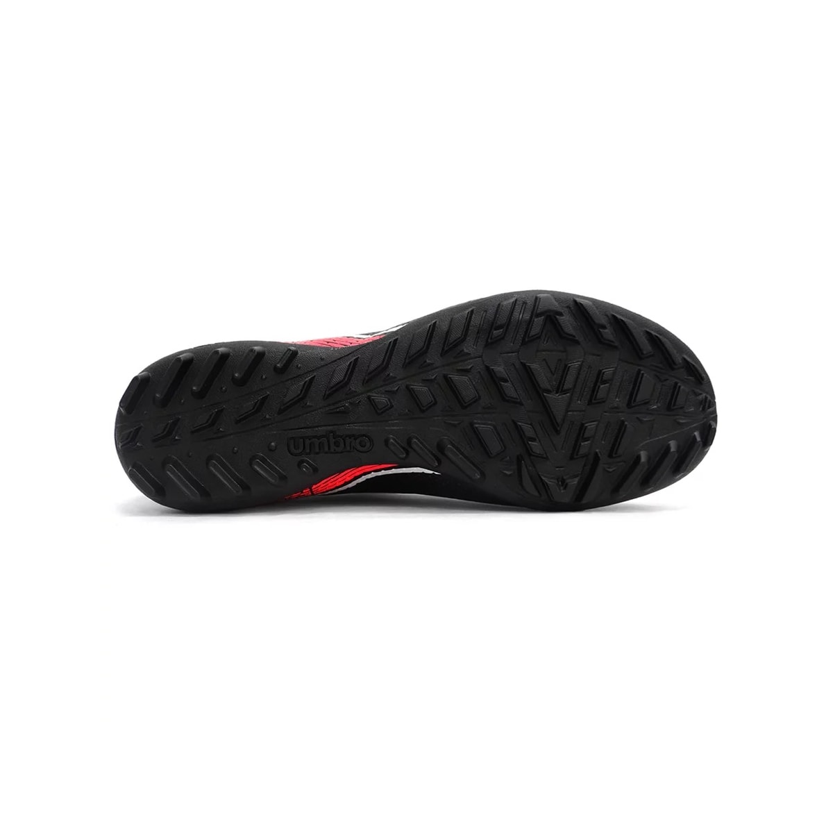 Chuteira Umbro Society Soccer Shoes Force Preto/Branco/Coral