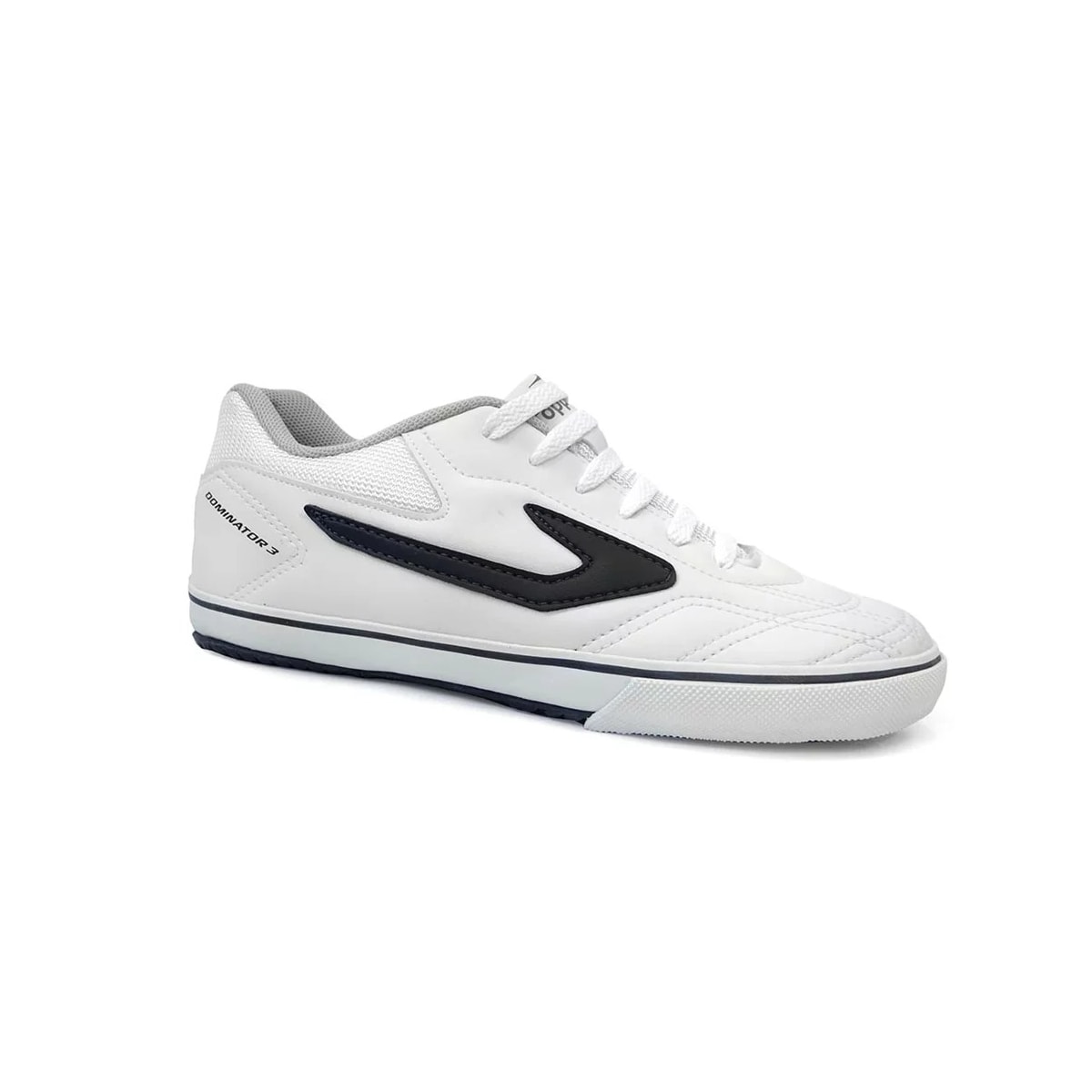 ChuteiraTopper Futsal Dominator III Branco/Azul/Marinho ChuteiraTopper Futsal Dominator III Branco/Azul/Marinho