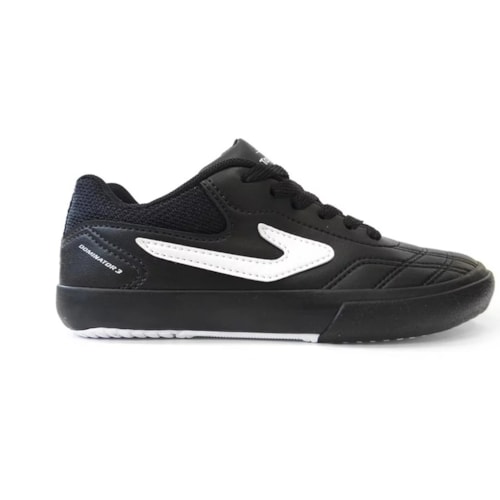 Detalhe - ChuteiraTopper Futsal Dominator III Preto/Branco