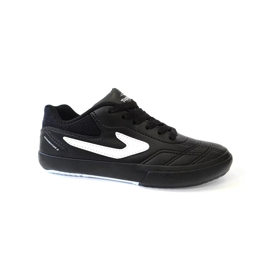 ChuteiraTopper Futsal Dominator III Preto/Branco